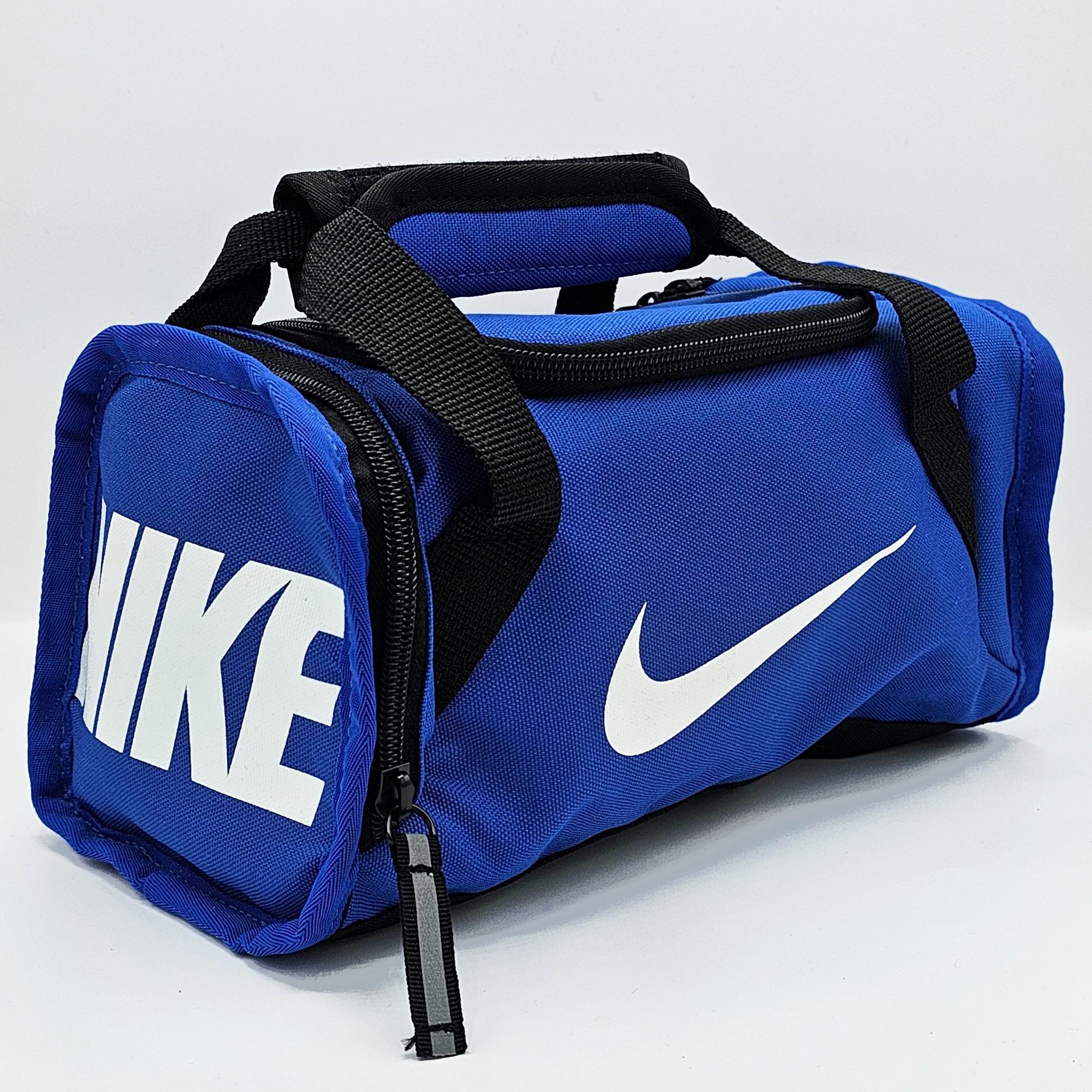 Nike Vintage Mini Duffle Bag Lunch Tote Cooler Hook & Loop 