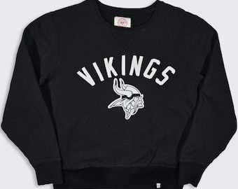 Minnesota Vikings Retro '47 NFL Football Women's Crewneck Sweatshirt