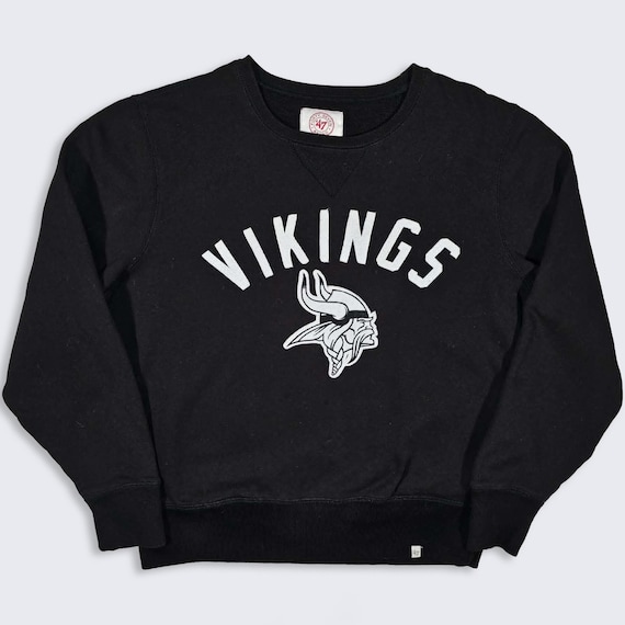 Minnesota Vikings Retro '47 NFL Football Women's Crewneck Sweatshirt