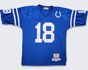 Indianapolis Colts Vintage Peyton Manning Jeff Hamilton Football Jersey - Players of the Century - Limited Edition - Size XL - FREE SHIPPING