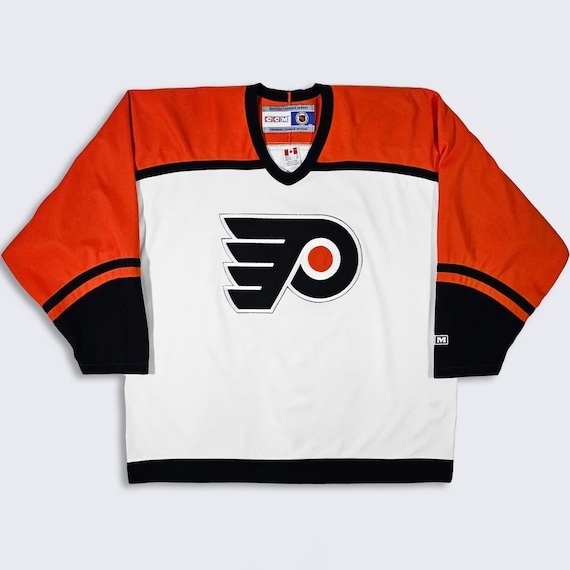 Philadelphia Flyers Vintage CCM Hockey Jersey - NHL Official Licensed - Made in Canada - Size Men's : Extra Large ( XL ) - Free Shipping