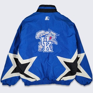 Vintage 90s Louisville Cardinals Navy Blue Satin Jacket - Maker of Jacket