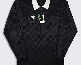 Diadora Vintage 90s Referee Soccer Long Sleeve Jersey - NWT