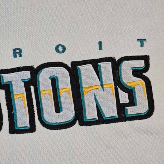 Detroit Pistons Vintage 90s Champion Warm Up Jers… - image 4
