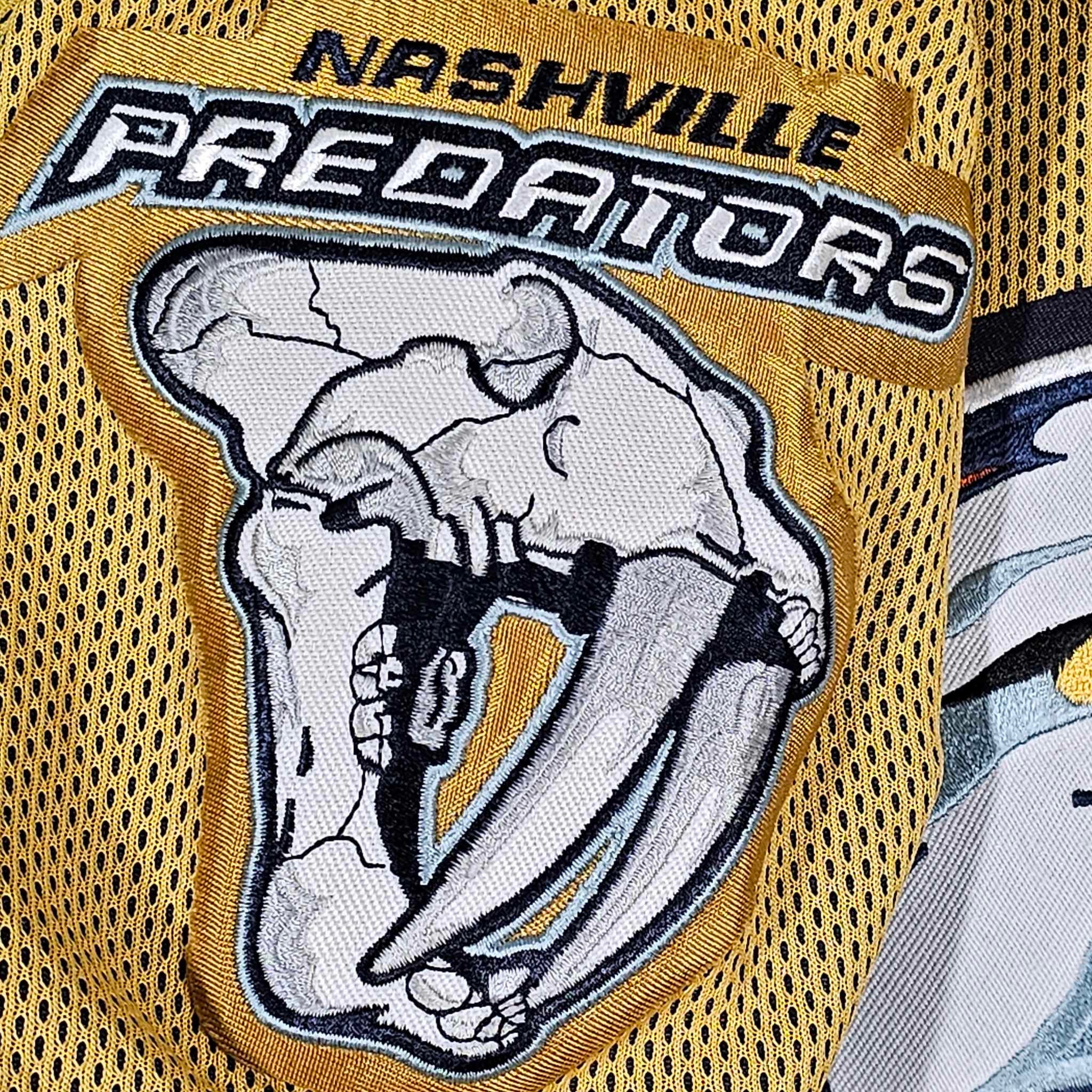 NHL Nashville Predators Blank Navy Blue 1998-99 Throwback Stitched