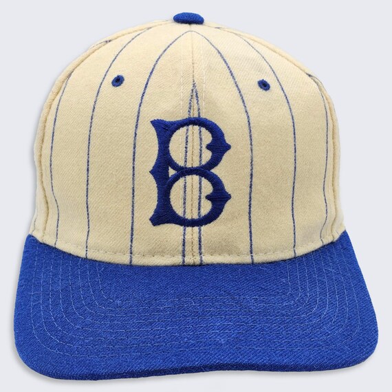 Brooklyn Dodgers Vintage Starter Pinstripe Snapback Hat - 100% Wool - Official - Jackie Robinson Style - One Size Fits All - FREE Shipping