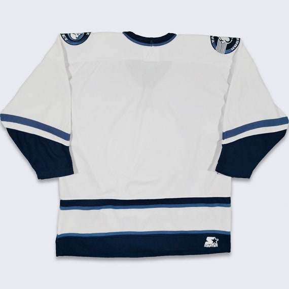 Yale Bulldogs Vintage 90s Starter Hockey Jersey -… - image 2