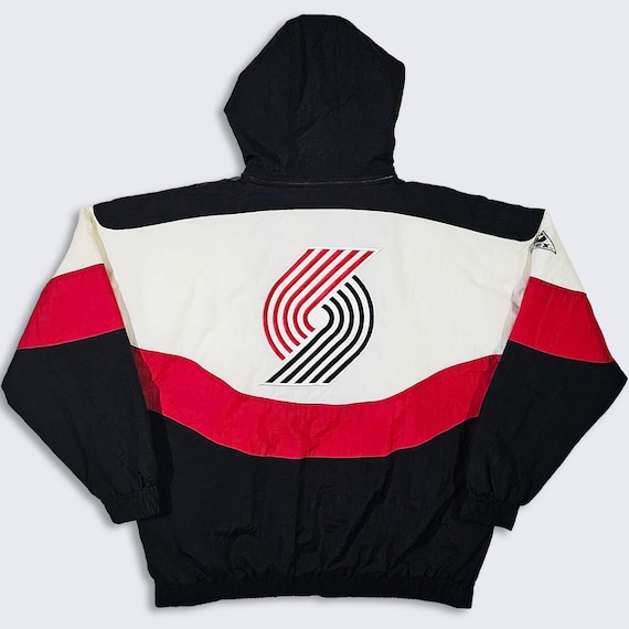 Portland Trail Blazers Vintage 90s Apex One Puffer Jacket - NBA Official Licensed Product - Men's Size : Extra Large ( XL ) - Free Shipping