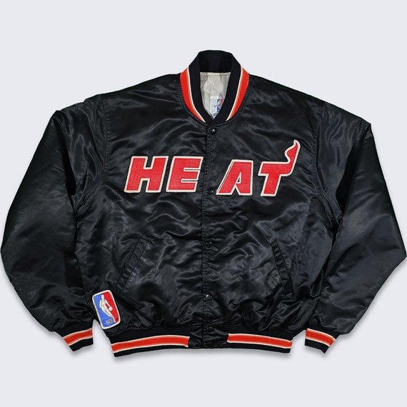 STARTER, Jackets & Coats, Vintage Miami Heat Starter Varsity Jacket