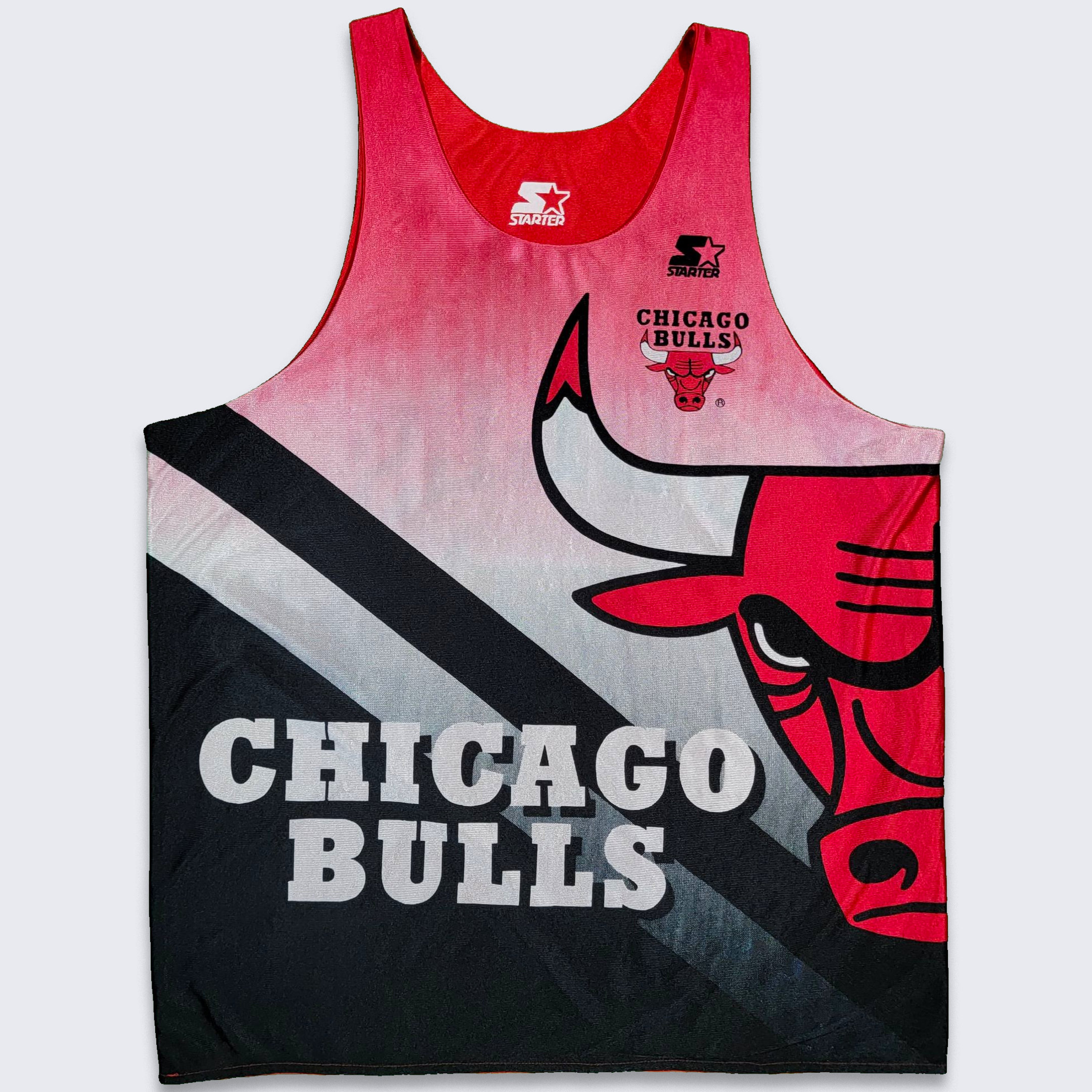 Chicago Bulls Vintage 90s Starter Reversible Basketball Jersey -   Finland