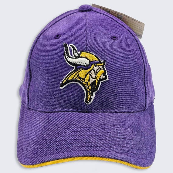 Minnesota Vikings Vintage 90s Logo Athletic NWT Hat - NFL Officially Licensed - Deadstock - New with Tags - One Size - Free SHIPPING