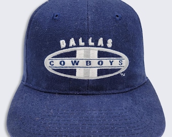 Dallas Cowboys Vintage 90s Sports Specialties Snapback Hat - Blue Color Cap - NFL Officially Licensed - One Size Fits All - FREE SHIPPING