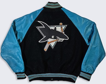 San Jose Sharks Vintage NHL Hockey Varsity Jacket