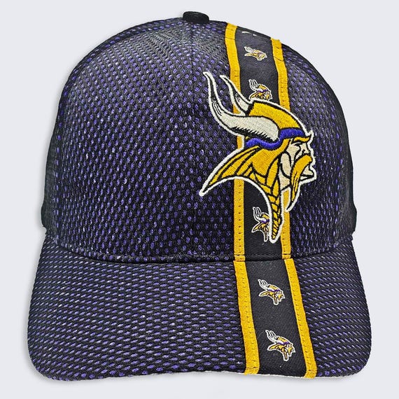 Minnesota Vikings Vintage Y2K Drew Pearson Mesh Hat - NFL Officially Licensed Product - Purple Color - One Size Fits All - Free SHIPPING