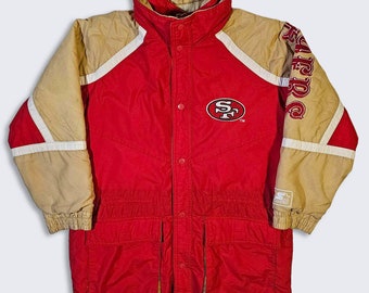 Vintage Starter NFL San Francisco 49ers Down Jacket Size M L Old