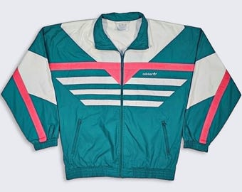 Adidas Vintage 90s Color Block Track Jacket