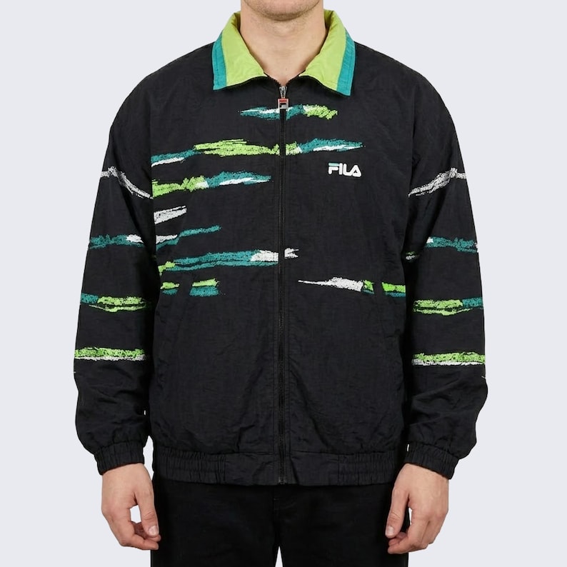 Fila Vintage 90s Windbreaker Track Jacket image 3