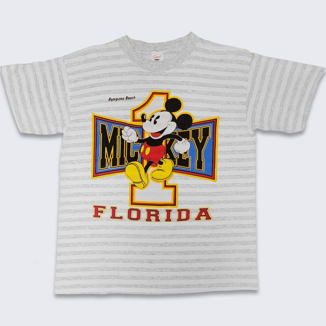 Mickey Mouse Vintage 90s Disney Florida T-shirt - Etsy