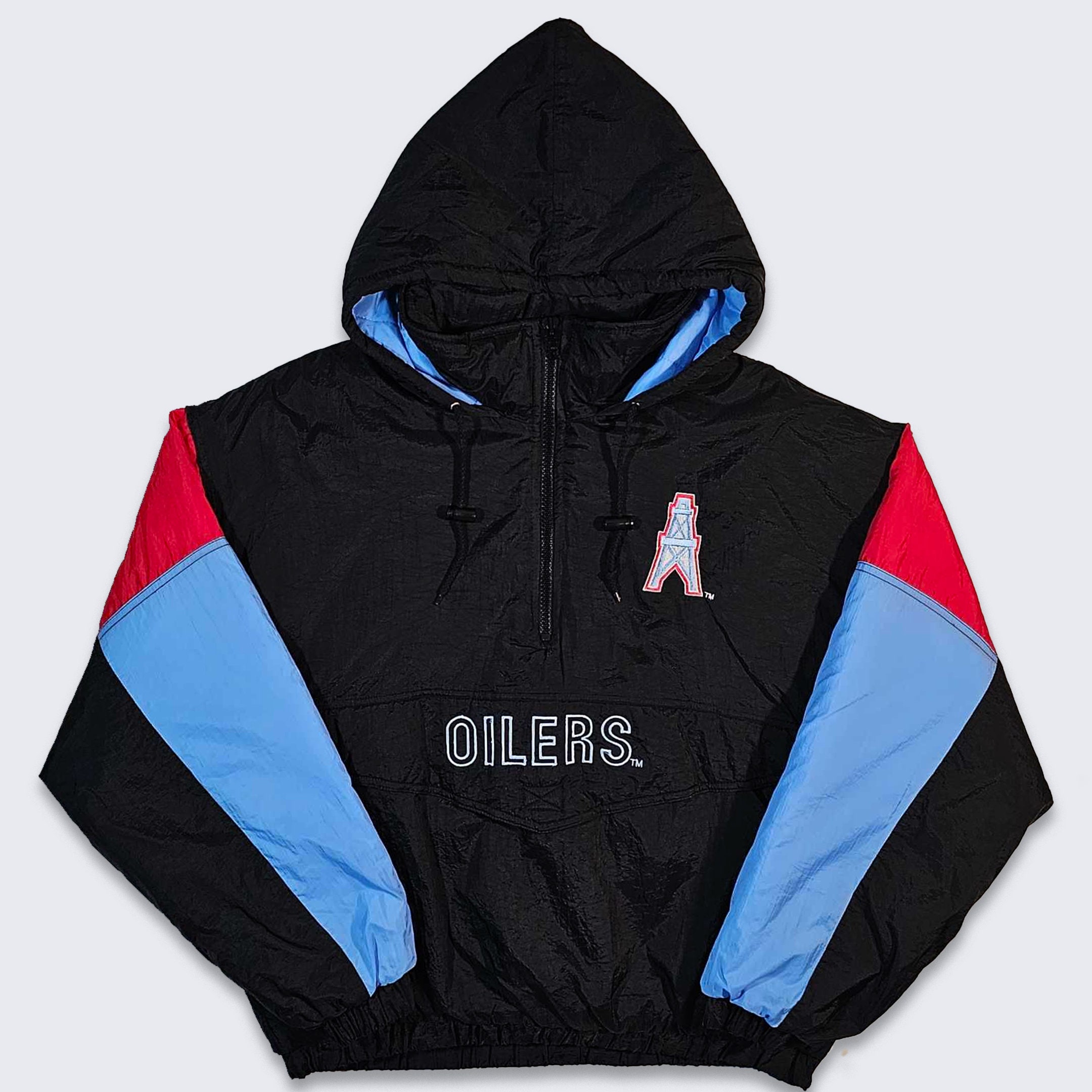 Blue Starter Satin Houston Oilers 90s Jacket - Jackets Masters