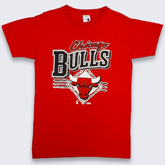 Vintage 90s Chicago Bulls Graphic Single Stitch T - Shirt - XL