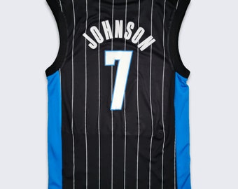 Orlando Magic Johnson Adidas Basketball Jersey NBA Black and 