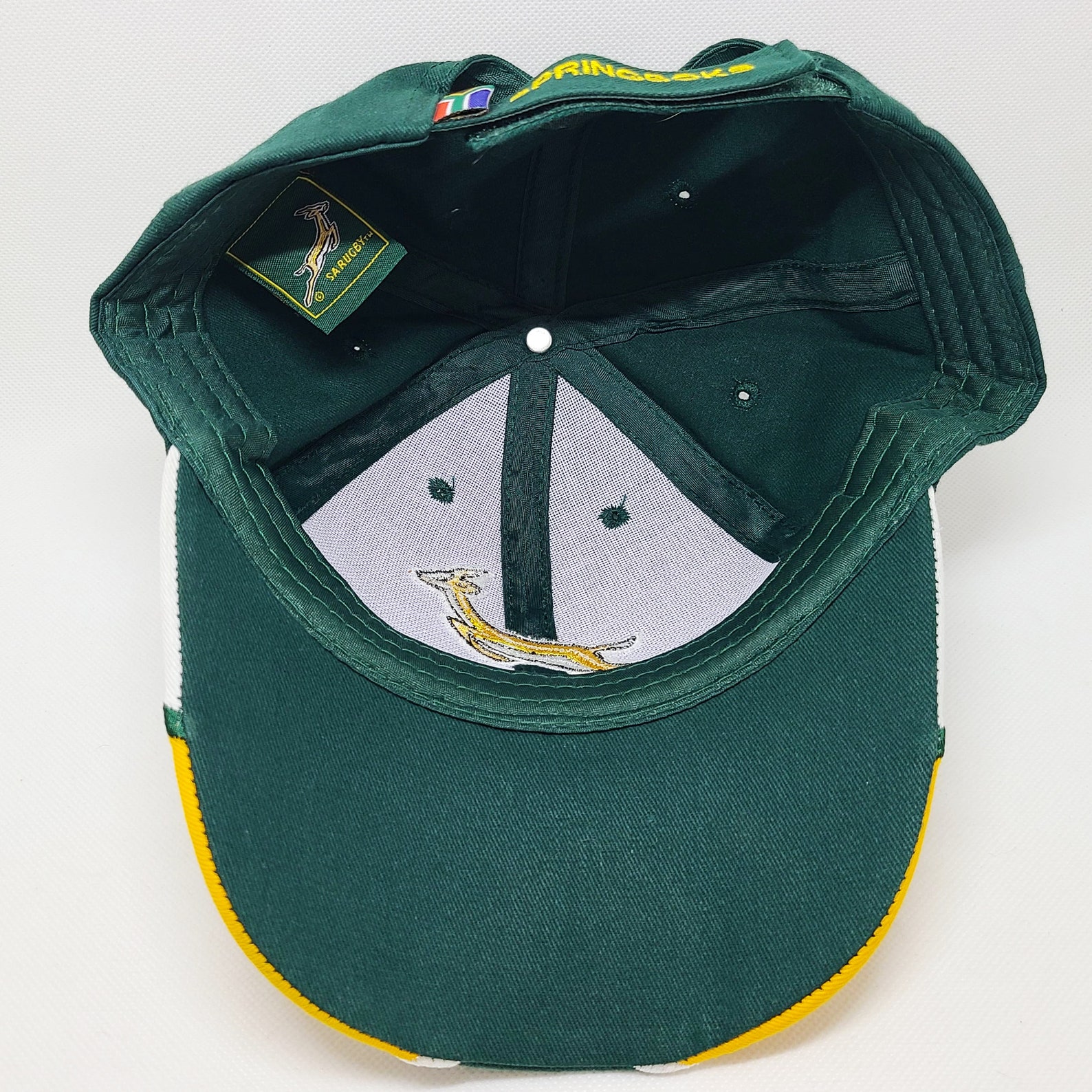 South Africa Rugby Vintage Springboks Baseball Hat Velcro Etsy