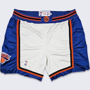 New York Knicks Vintage 90s Authentic Starter Basketball Shorts - 1997 98 Team Issued NBA Season Jersey Uniform Size Men&#39;s 2XL FREE SHIPPING