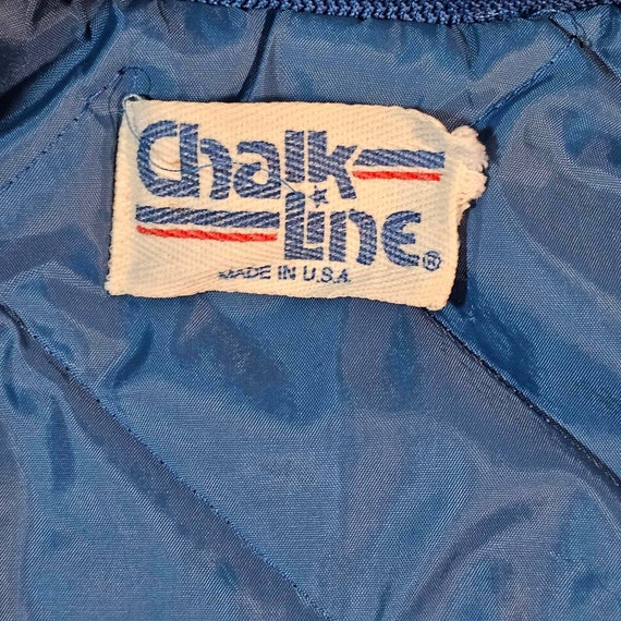 New York Giants Vintage 80s Chalk Line Satin Bomb… - image 5