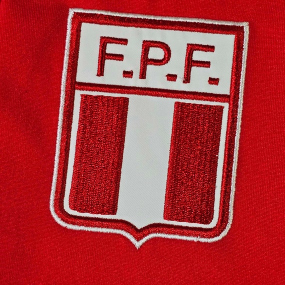 Peru Umbro Soccer Track Jacket - Red & White Ligh… - image 3