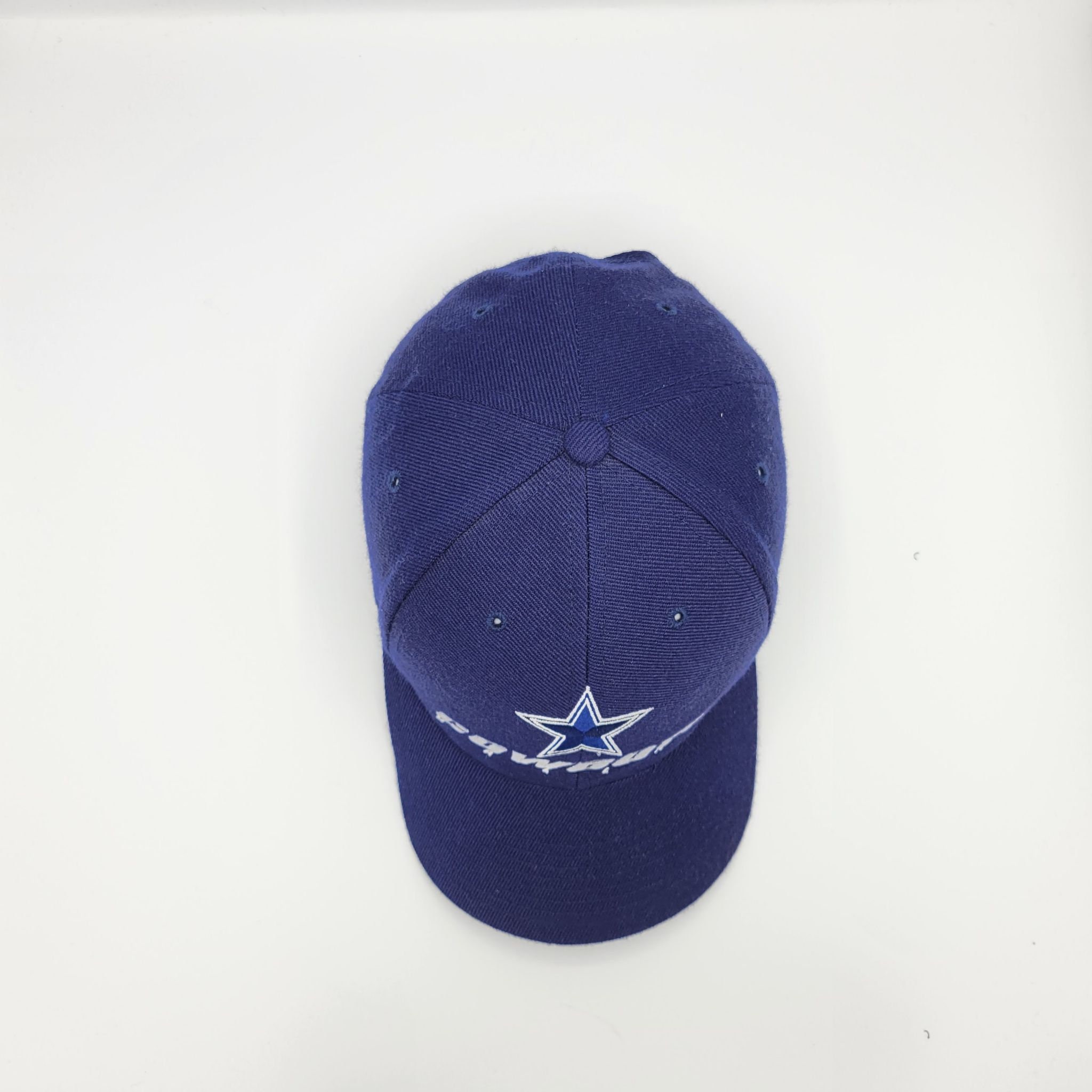 Dallas Cowboys Hat Cap NFL Team Apparel Dark Blue Strapback Cleaned  Reshaped