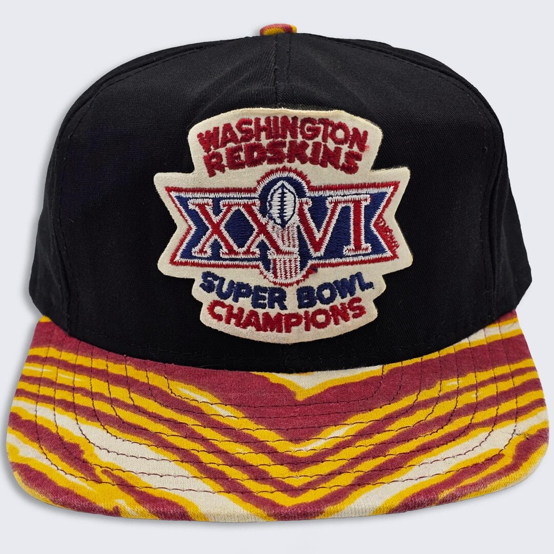 Washington Commanders Vintage 90s Zubaz Super Bowl Snapback Hat - NFL ...