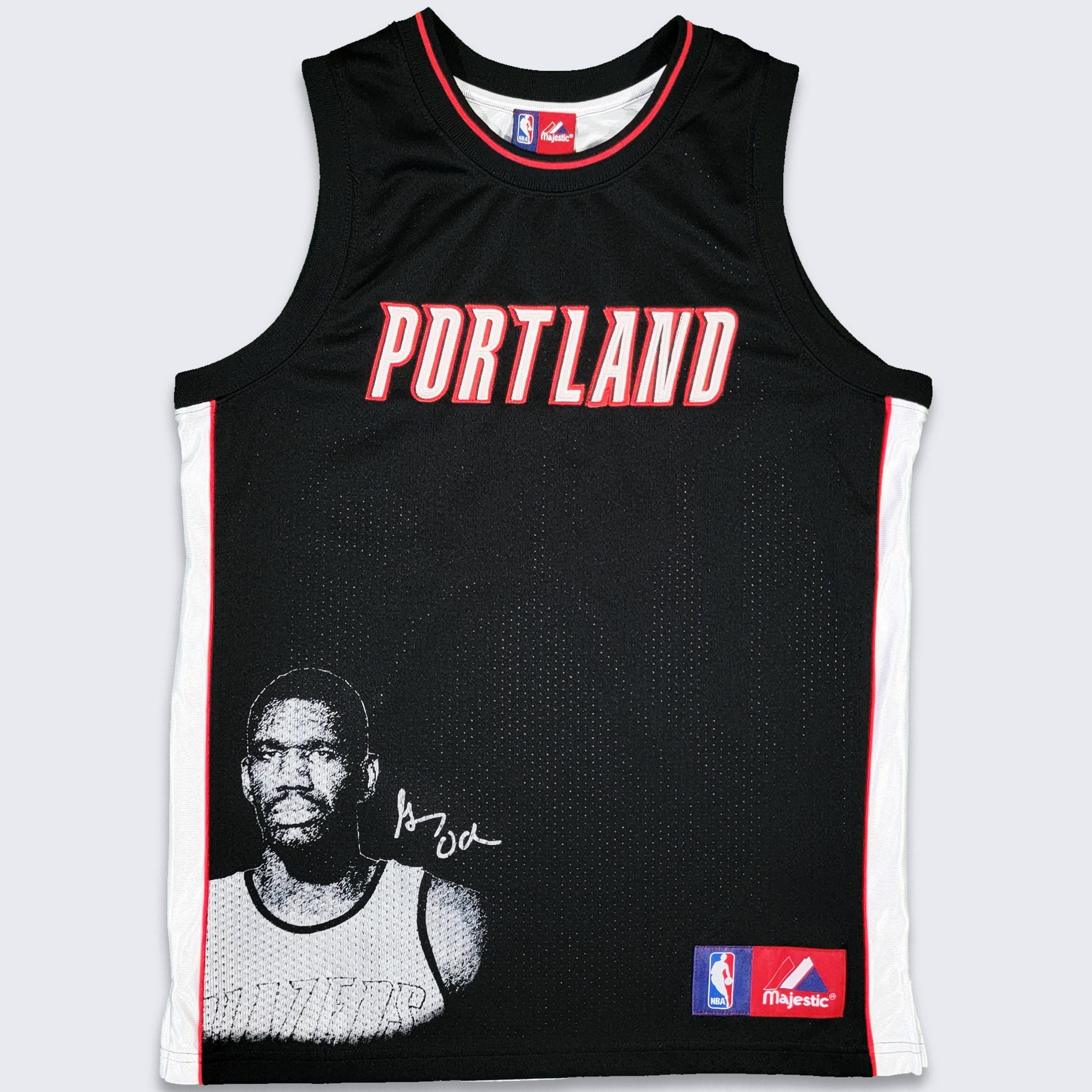 Portland Trail Blazers Vintage Greg Oden Majestic Basketball 