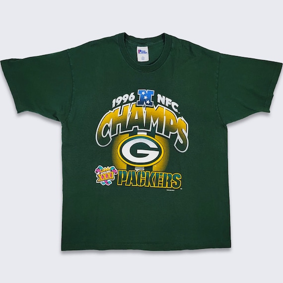 Green Bay Packers Vintage 90s Super Bowl T-Shirt Single - Etsy 日本
