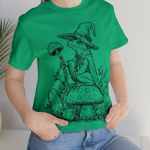 SVG Frosch Magier & Fliegenpilz / PNG Vektor Datei / Transparente Datei für Druck / Silhouette Cricut / Print on Demand / Fantasy