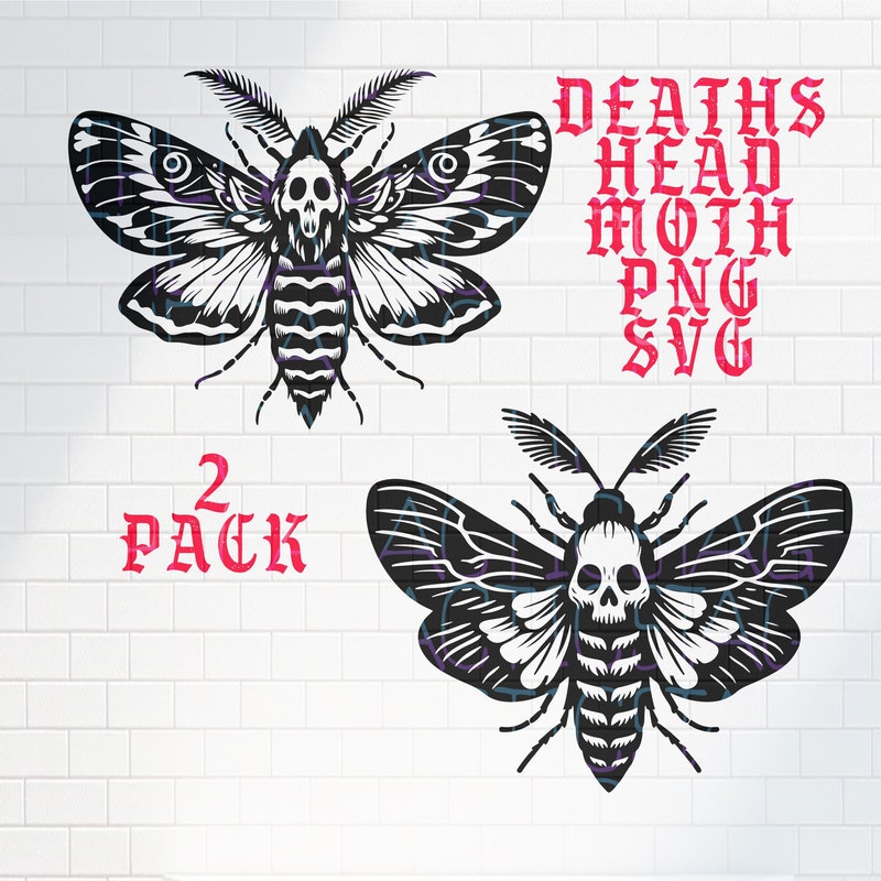Death Moth Tattoo Stencil - Etsy