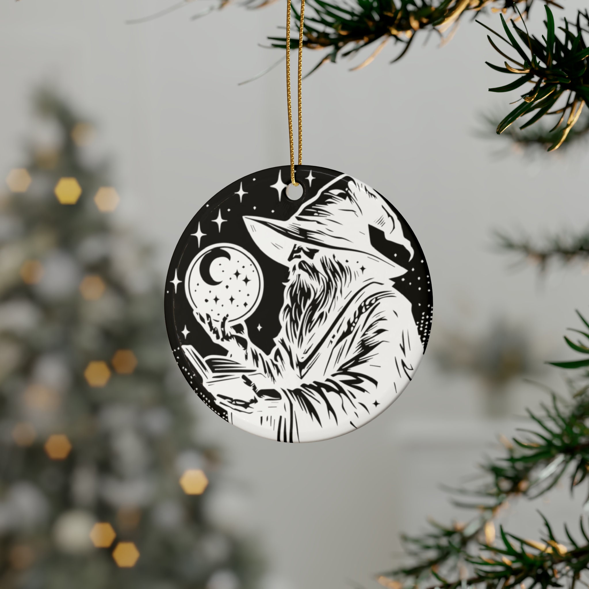 Scrying Design Wizard and His Scrying Orb / PNG SVG JPG / Vector Design / Crystal Ball ...