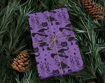 Witchy Style Gruselige Geschenkverpackung - einzigartiges Geschenkpapier / gruseliger Blickfang