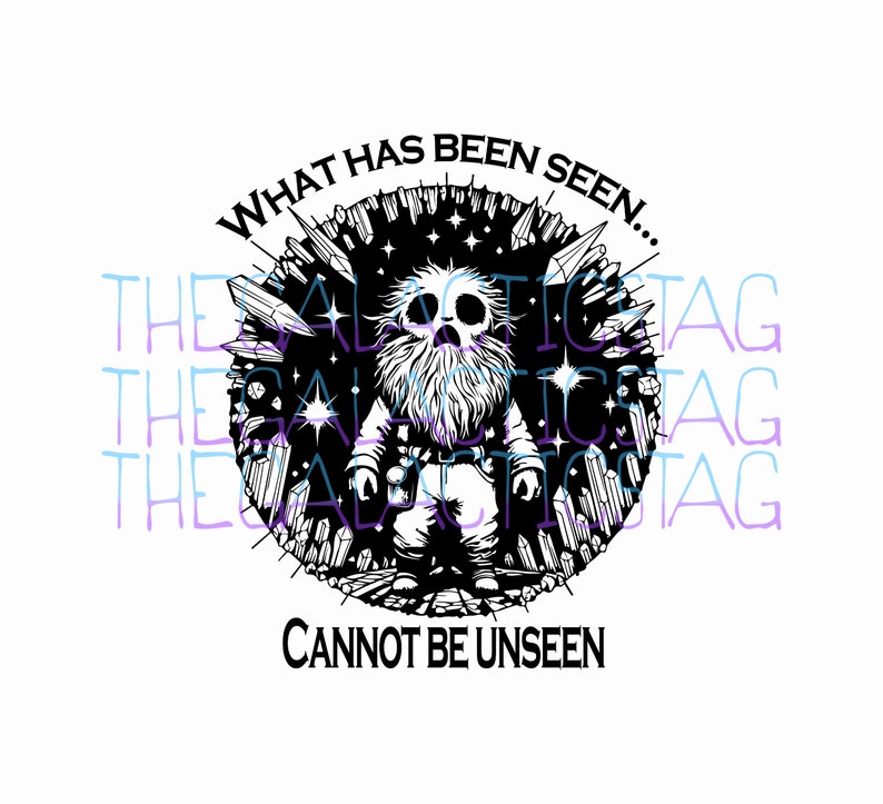 Cannot Be Unseen Horror / SVG, PNG, Vector / Clipart Original / Meme ...