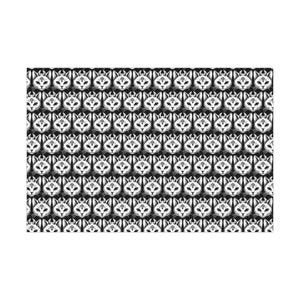 Occult Devil Kitty themed gift wrap - cool / Gothic / eye catching, one of a kind wrapping paper, unique gift decor / Goth Gift / Trippy