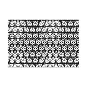 Occult Devil Kitty themed gift wrap - cool / Gothic / eye catching, one of a kind wrapping paper, unique gift decor / Goth Gift / Trippy