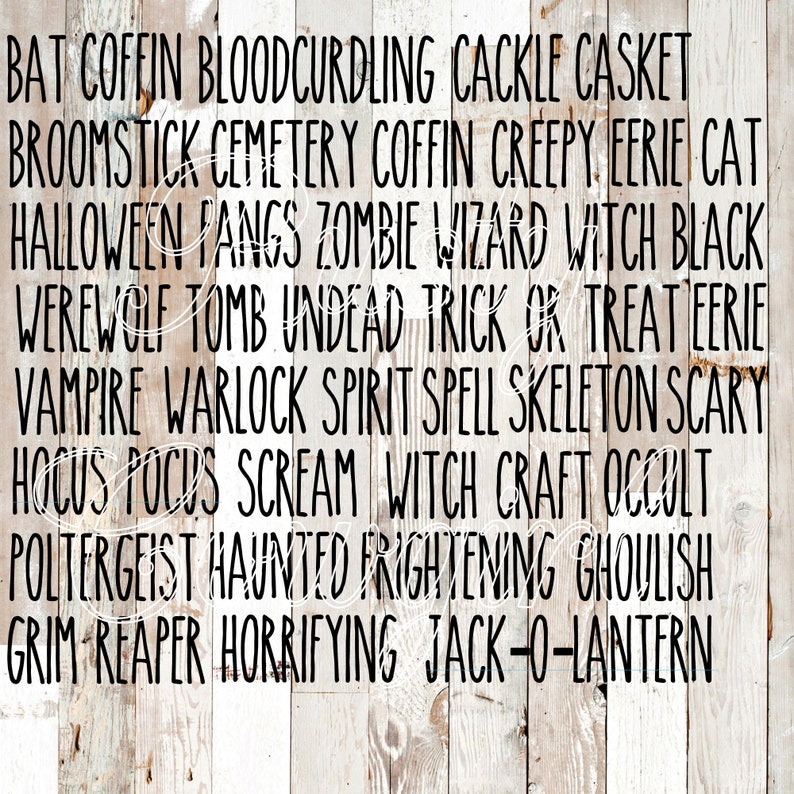 Download SVG Downloadable File of 44 Rae Dunn Inspired Halloween ...