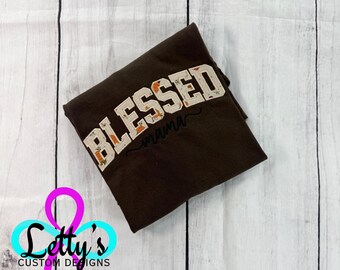 Blessed Adult Mama T Shirt
