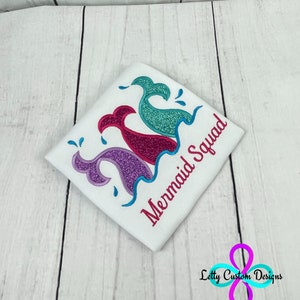 Mermaid Squad Girl's T Shirt