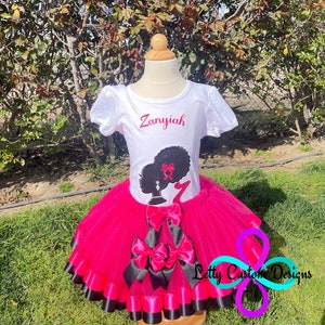 Girl&#39;s Silhouette Tutu/Doll Outfit