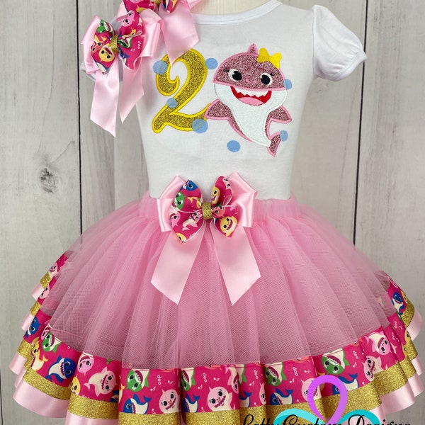 Baby Shark Birthday Outfit Etsy