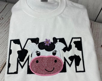 Family Cow Shirt Farm Birthday Outfit