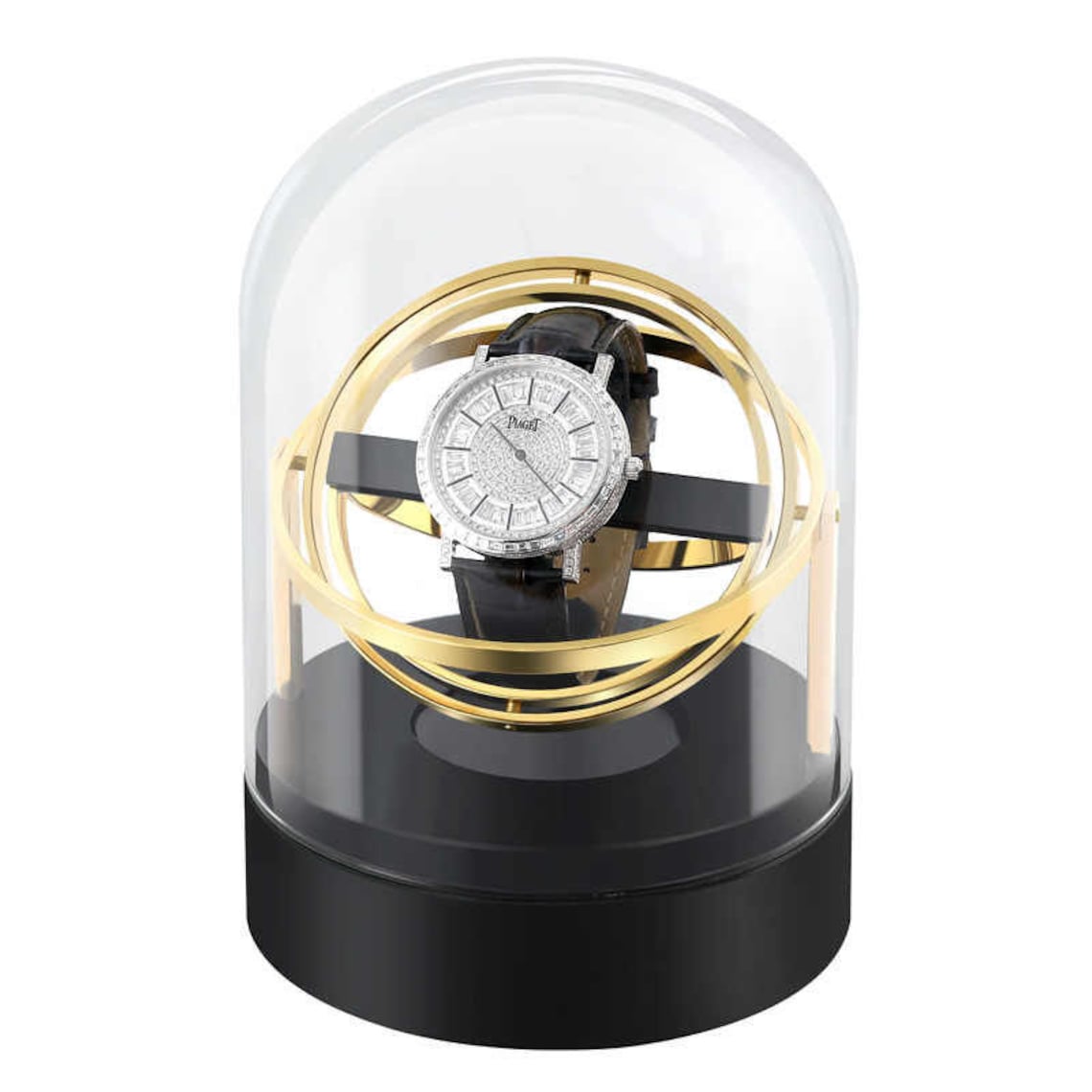 Modern Design Automatic Rotation Single Gyro Watch Winder Etsy