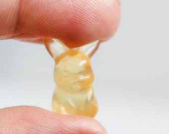 GEEL Fluoriet Kristal Mini pikachu