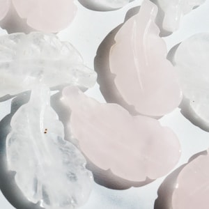Rose Quartz & Clear Quartz Mini Feathers