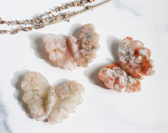 Flower Agate Butterfly